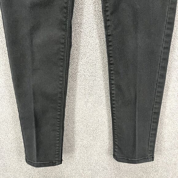 Express Skinny jeans womens 2 Black Low Rise stretch 5 pockets - Picture 4 of 14